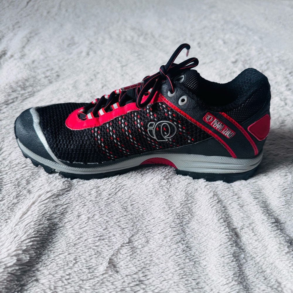 Pearl Izumi X-ALP Seek SPD Cycling Shoes Men’s 11 Black Red MTB Excellent Grip